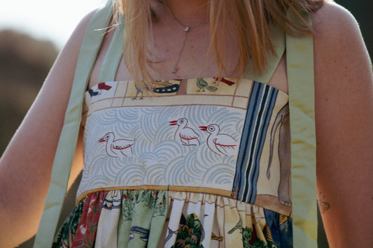 Patchwork Baby Doll Dress