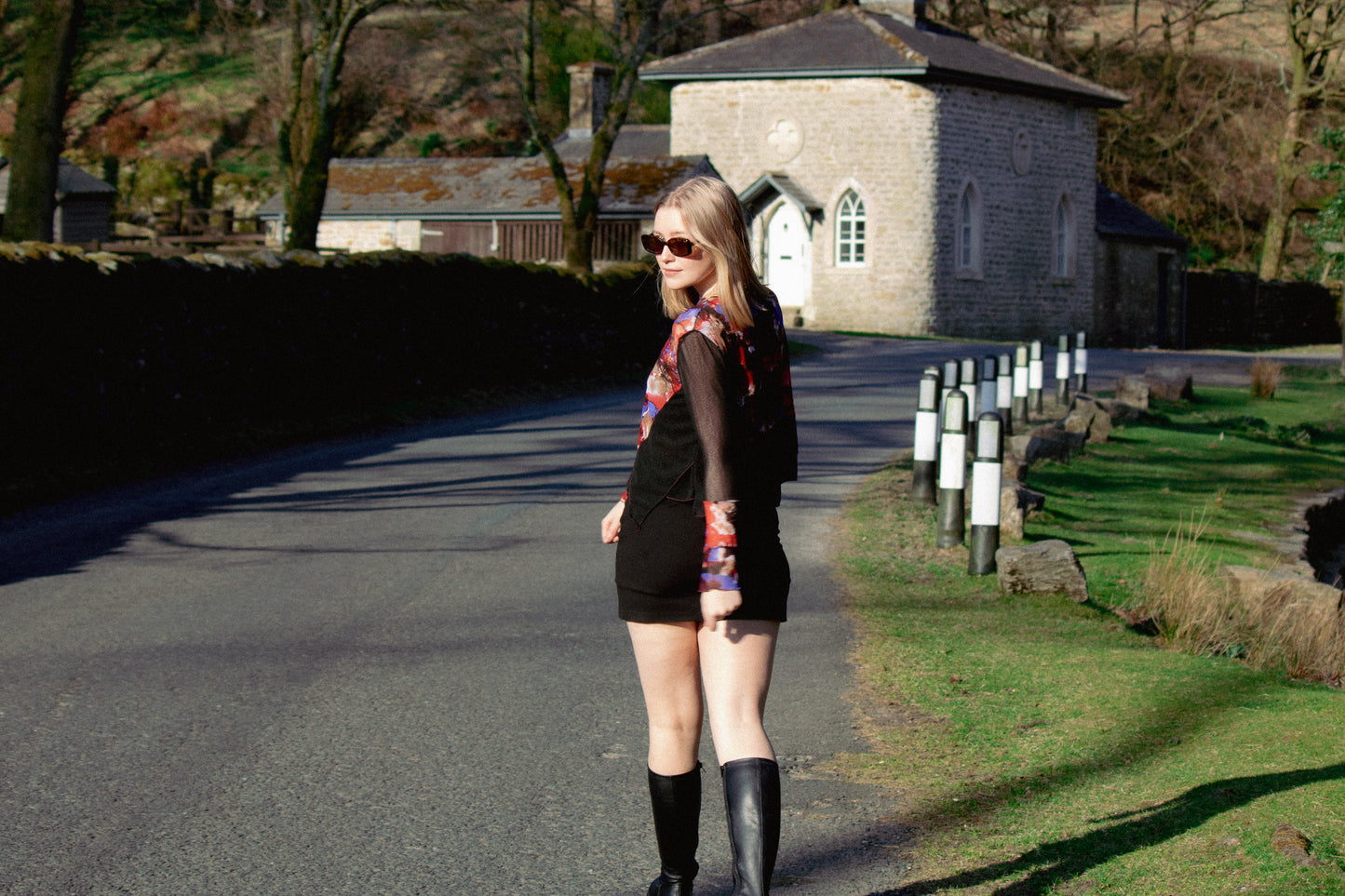 Sheer Upcycled Top