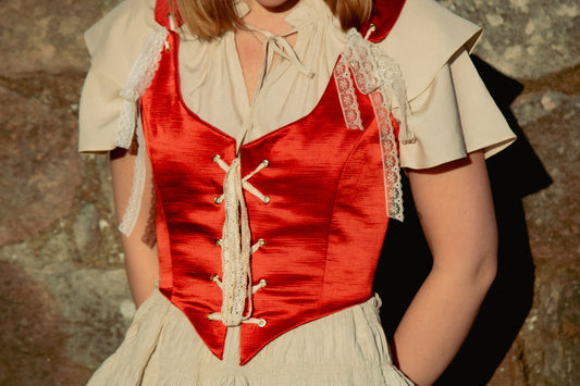 The Reversible Red Corset