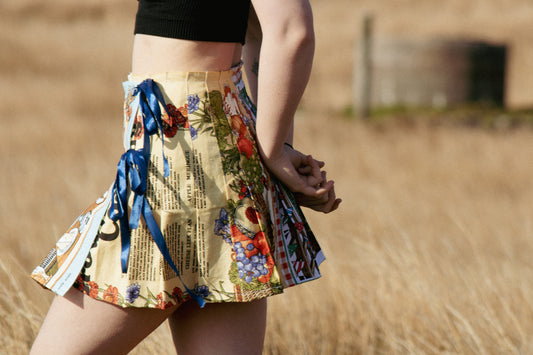 Tea Towel Tennis Skirt